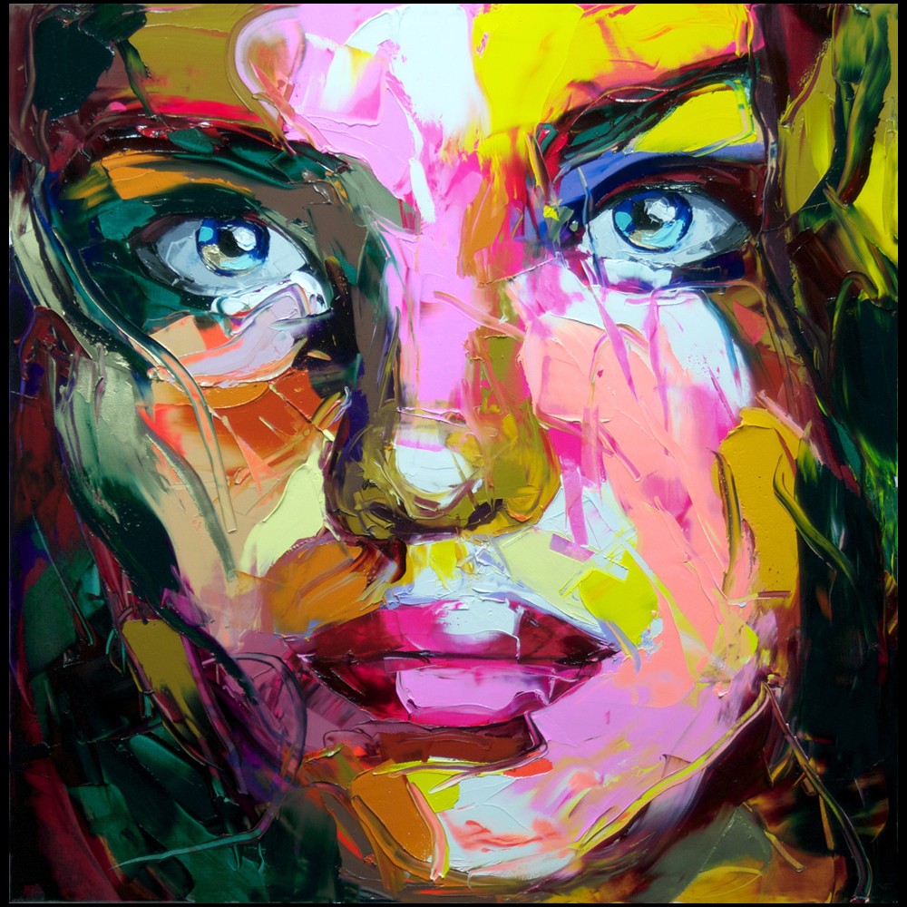 Francoise Nielly Portrait Palette Painting Expression Face187